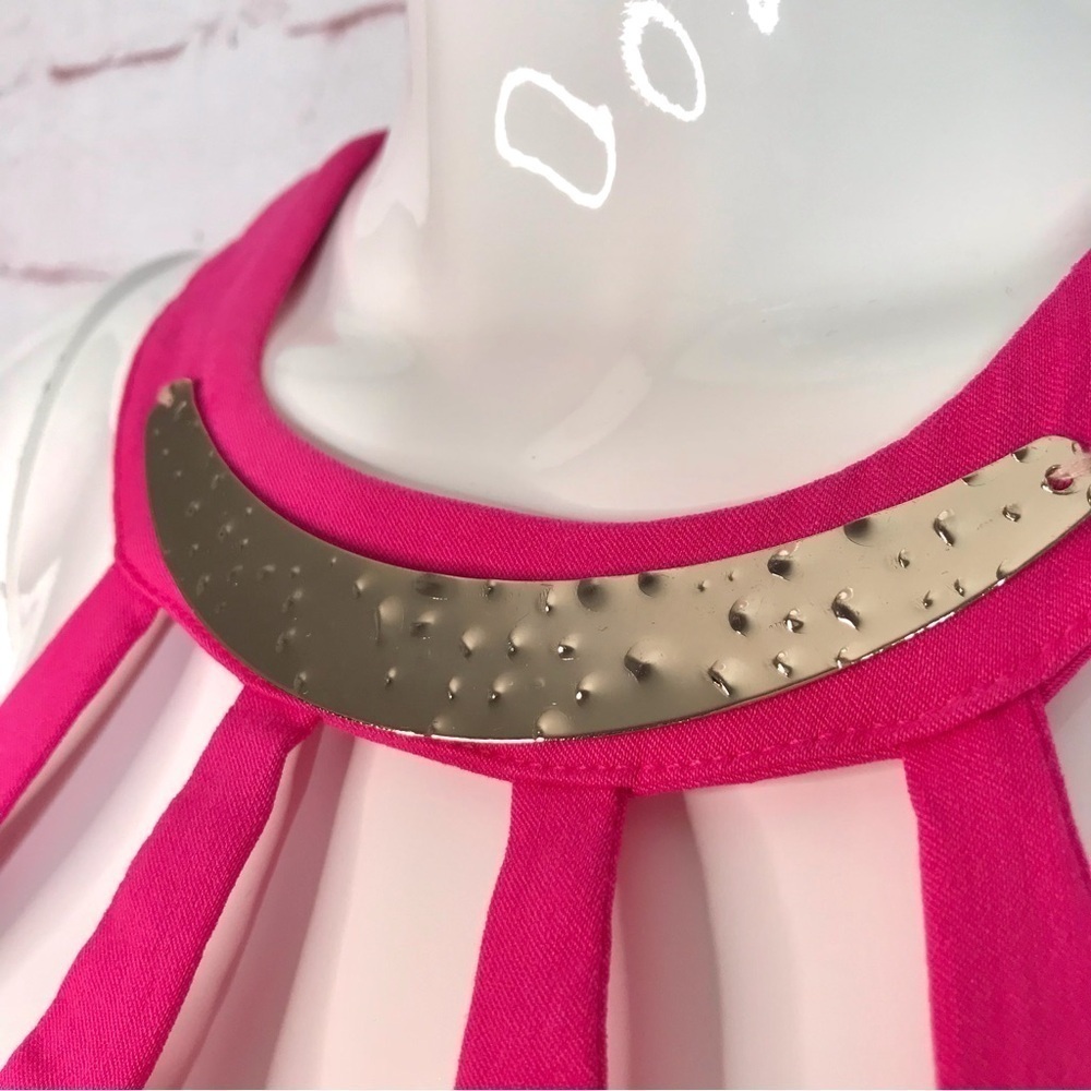 BarbieCore Y2K Hot Pink Bandage Body Con Minidress Size Small - Picture 8 of 15